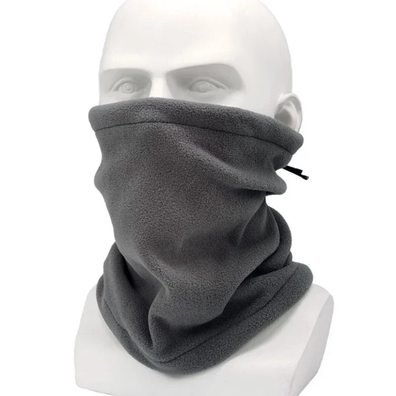 Winter Warm Unisex Windproof Motorcycle Riding Mask New Polar Fleece Neck Scarf Warmer Ski Outdoor Sports Balaclavas Tube Mask Pi-Mart