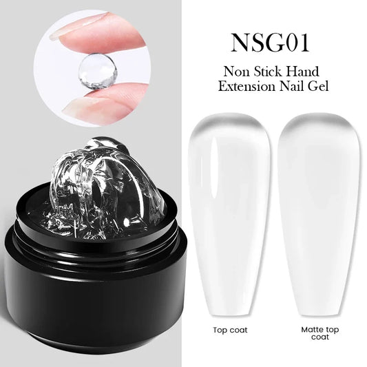 BORN PRETTY 15ml Non Stick Hand Extension Gel Nail Polish Carving Flower Nail Art Shaping Solid Acrylic Nail Gel Varnish Tri Light Beauty