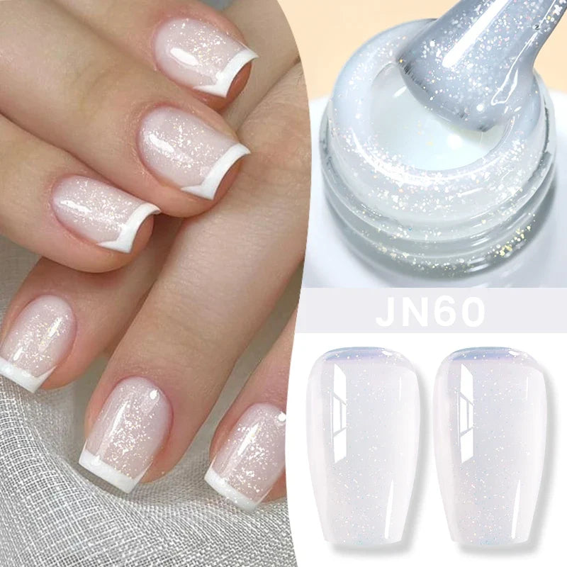 BORN PRETTY 83 Colors 10ml Jelly Nude Gel Nail Polish Autumn Amber Semi Transparent Manicure Soak off UV LED Nails Gel Varnish Tri Light Beauty