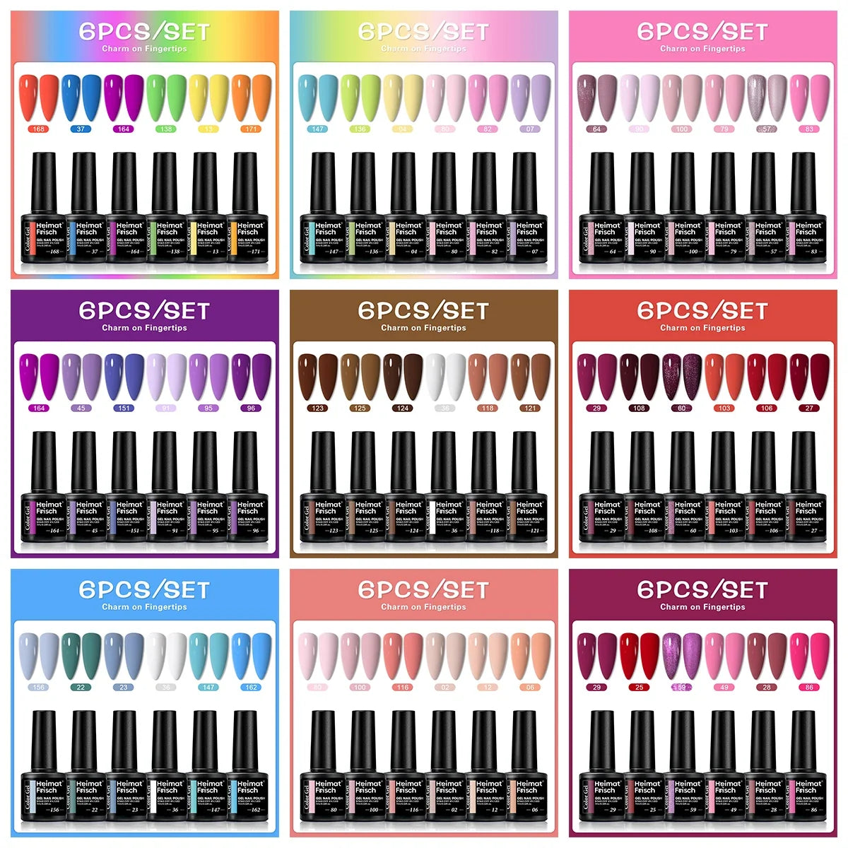 Color Block Series | Glossy Nails 0.24 oz Trendy Candy Foam Gel Semi-Permanent Nail Art Drip LED Nail Salon DIY Nail Art Gel Sea Tri Light Beauty