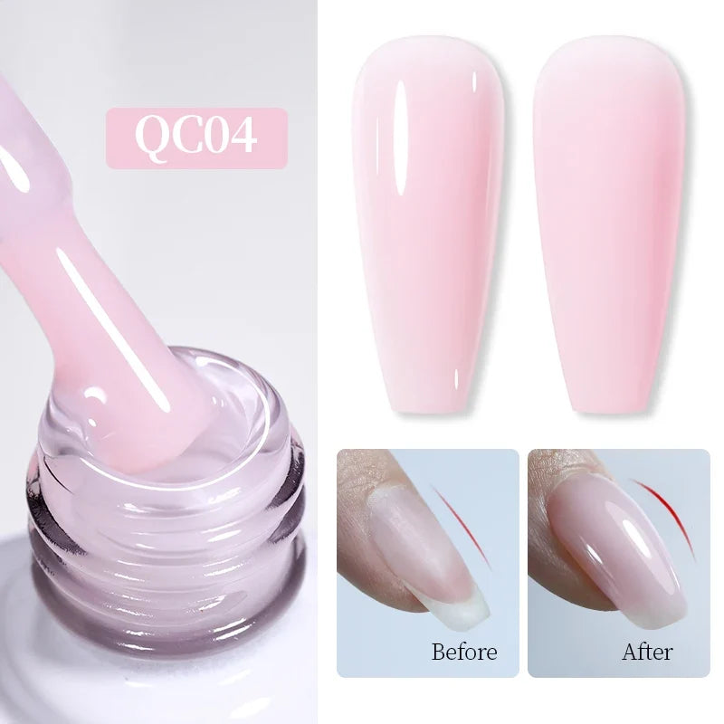 BORN PRETTY 10ml Jelly Nude Gel Nail Polish 50 Colors Semi Transparent Nail Art Nail Supplies Soak off UV LED Nails Gel Varnish Tri Light Beauty