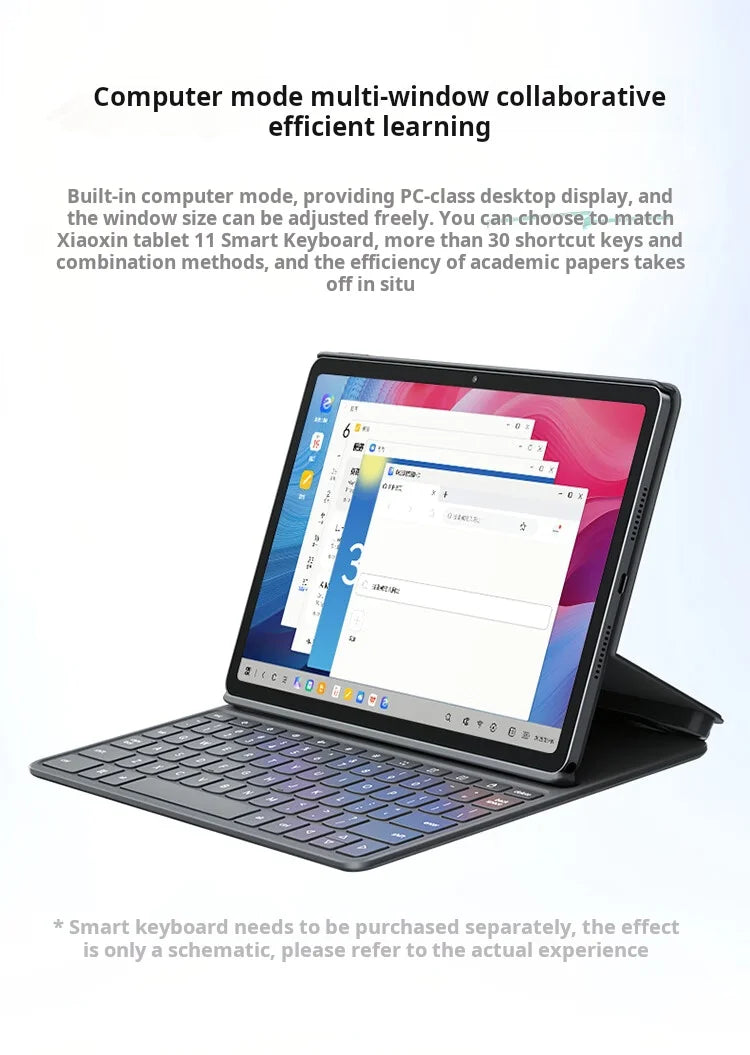 Lenovo Xiaoxin Tablet 11 (2025 Model) 11-inch Tablet PC, Student Tablet, 2-in-1 Pad, Official Genuine Product Pi-Mart