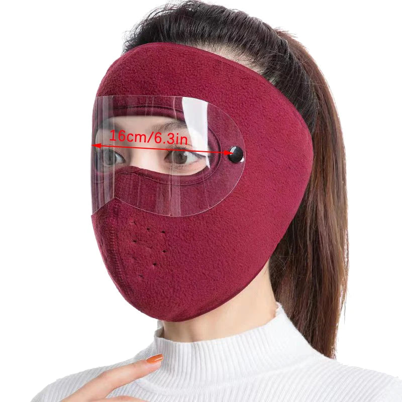 Winter Cycling Face Mask Windproof Men Women For Skiing Snowboarding Motorcycle Outdoor Sports Balaclava Cap Warmer Breathable Pi-Mart