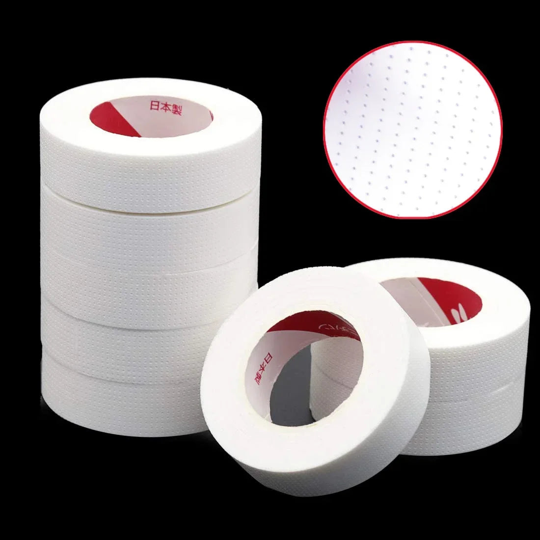 2/3/5 /6Rolls Lint Free Under Eye Pads Breathable Insulating Tape for Eyelash Extension  Non-woven Tape Paper Eyelash Patch LadyShow.Store