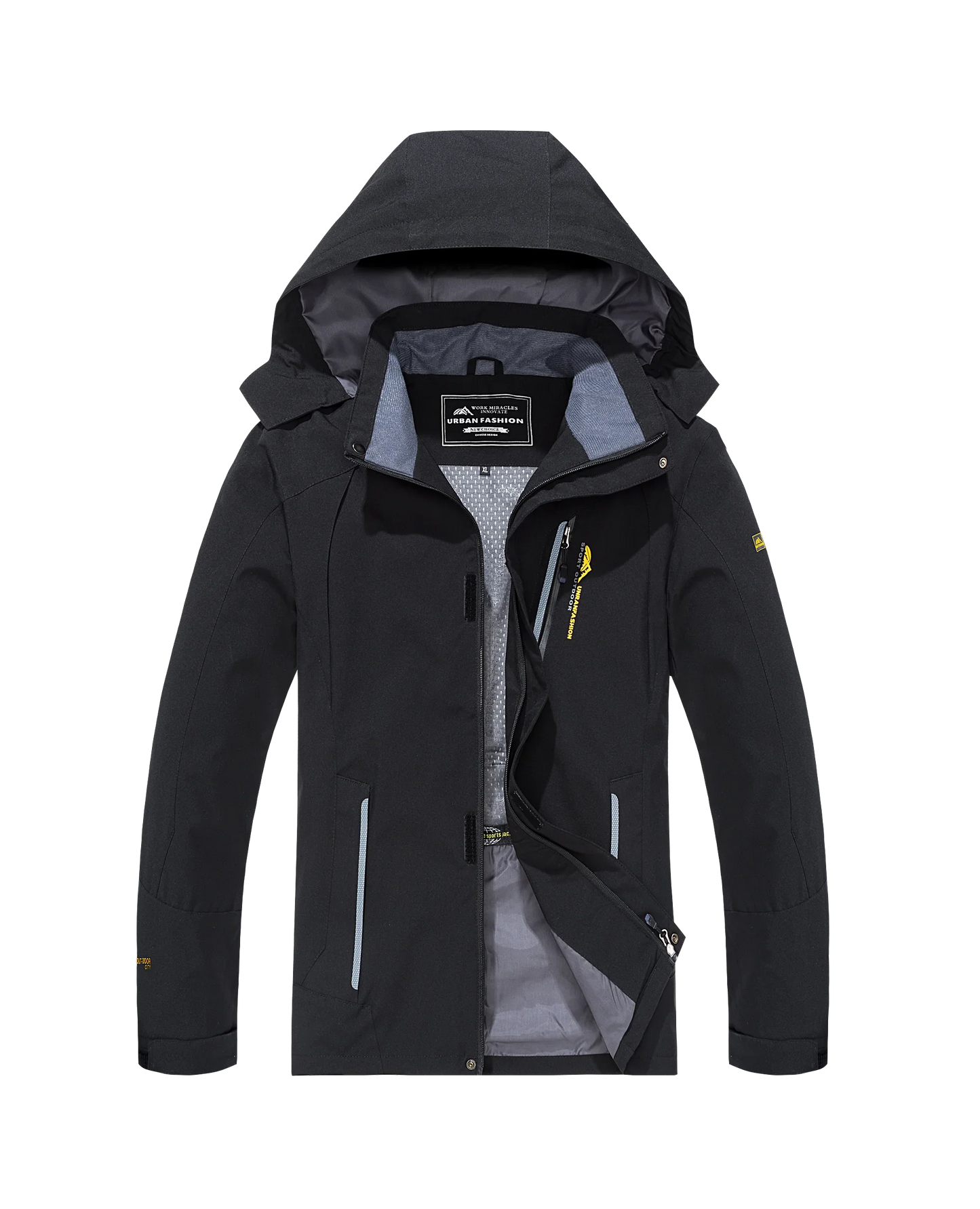 Men's Waterproof Hiking Jacket Large Size Windproof Windbreaker Camping Hunting Running Trekking Fishing Coat Men Outdoor LadyShow.Store