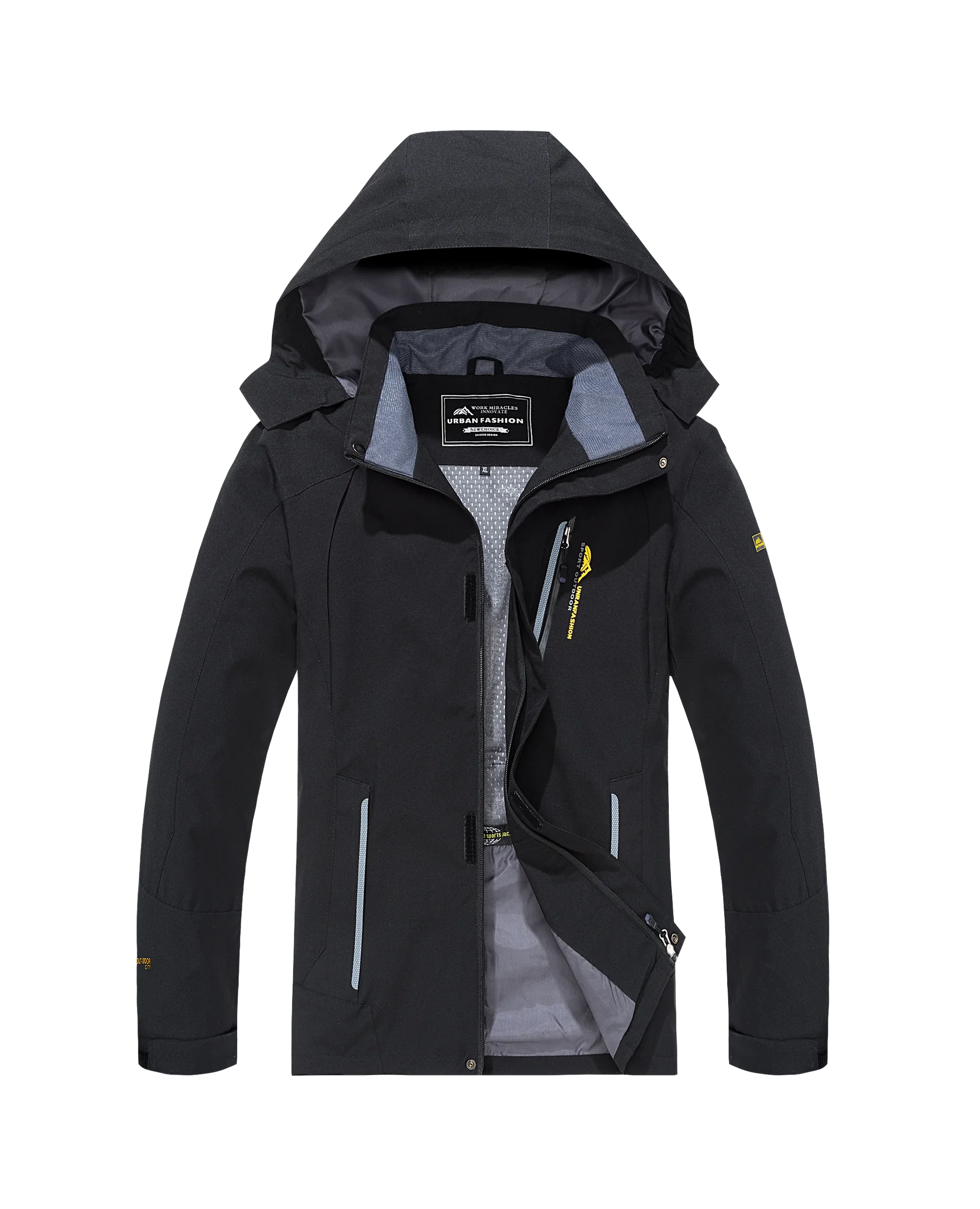 Men's Waterproof Hiking Jacket Large Size Windproof Windbreaker Camping Hunting Running Trekking Fishing Coat Men Outdoor LadyShow.Store