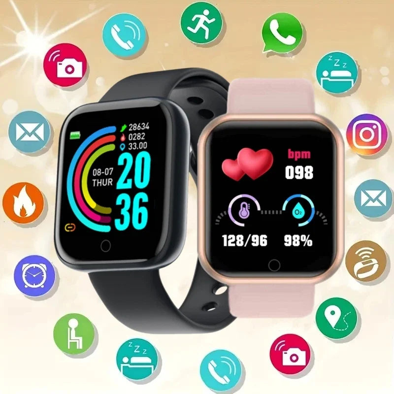 Smart Watch For Women Men Wristwatch Bluetooth Connected Phone Player Music Fitness Sport Bracelet Sleep Monitor Digital Watches LadyShow.Store