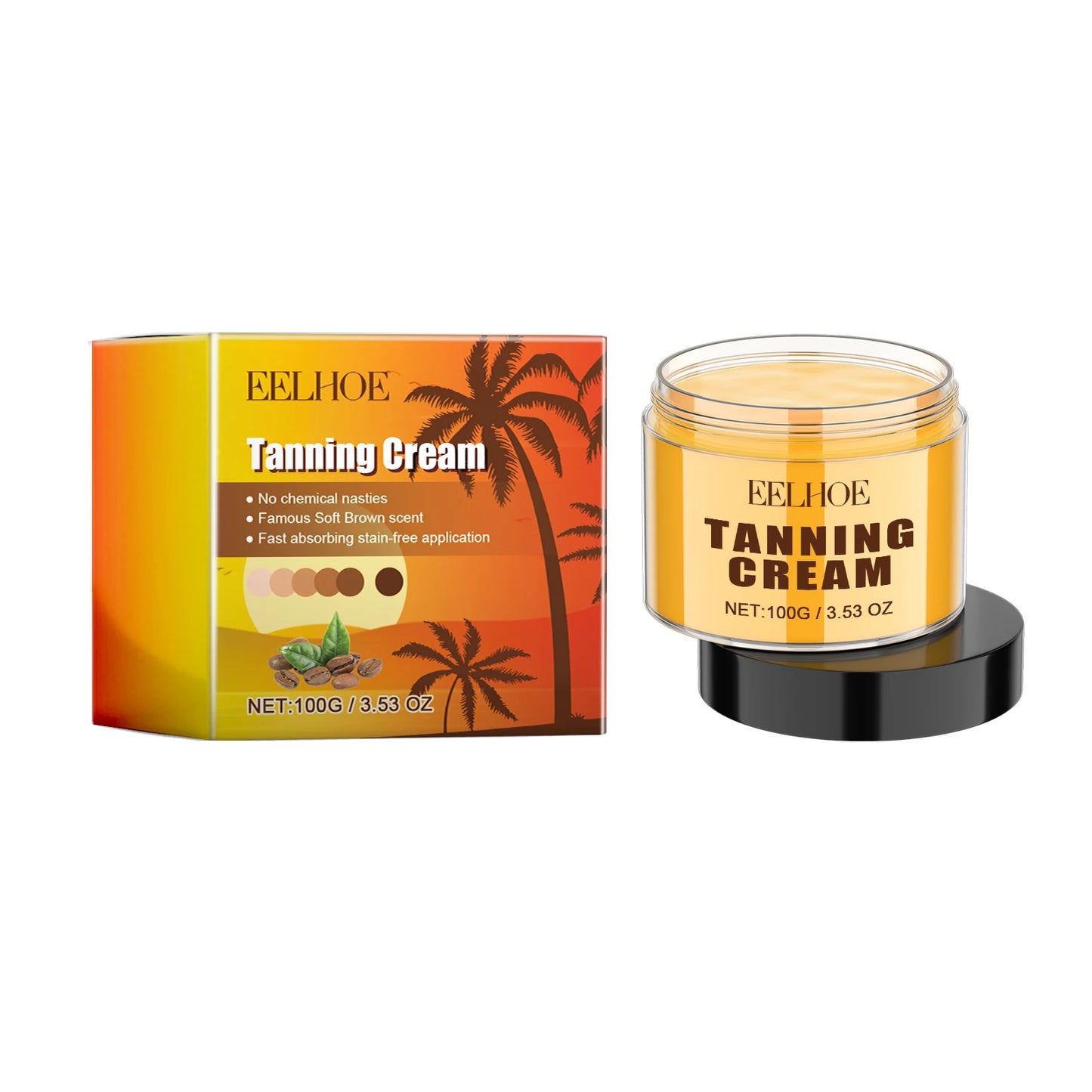 Self Tanning Cream Fake Tan Natural Glow Body Bronzing Nourishing Skin Summer Long Lasting Coloring Bronze Cream Sunless Tanner Pi-Mart