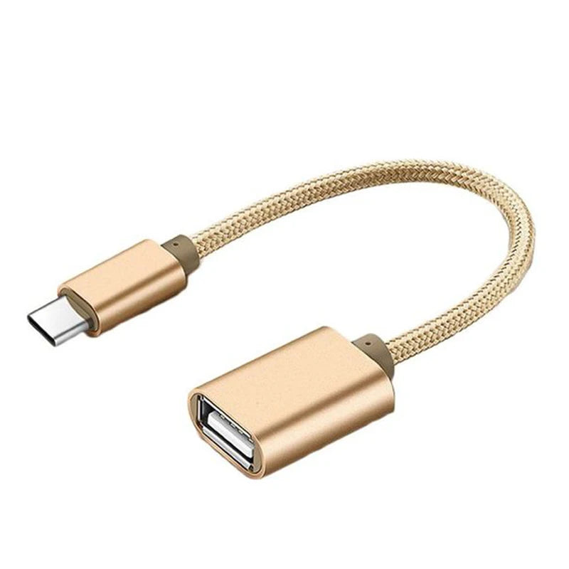 USB-C to USB Adapter, USB-C Male to USB Female OTG Data Cable, Suitable for MacBook Pro/Air, iPhone 16 Pro Max/16 Plus/16e/15 Pi-Mart