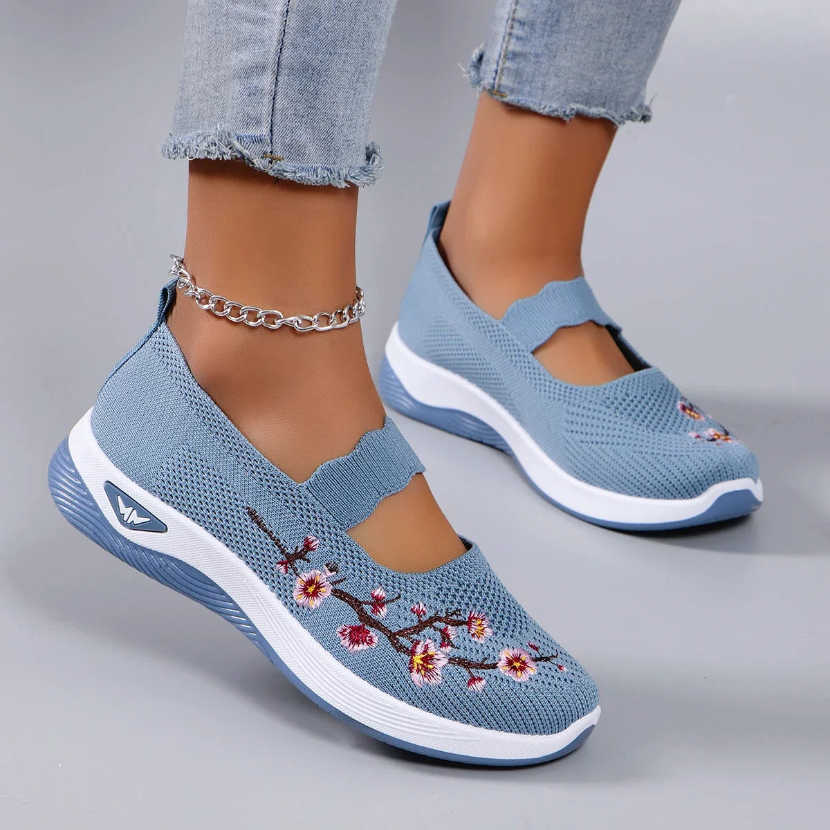 Women's summer breathable mesh flat shoes women's shoes casual sports shoes, clearance free shipping LadyShow.Store