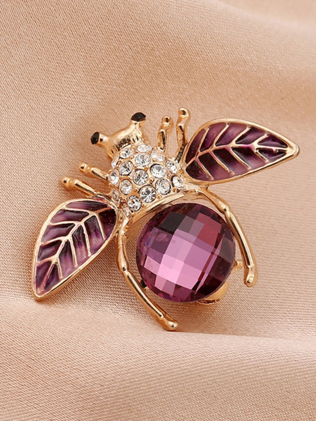 1PC Women's Fashion Trend Personalized Imitation Pearl Bee Brooch Pin Jewelry Suitable for Outdoor Dating, Party, Festival Gifts Pi-Mart