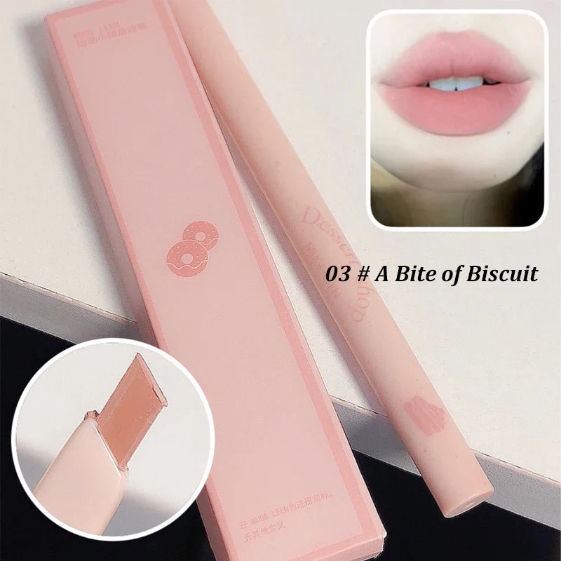 Dessert Lip Liner Automatic rotating waterproof lasting no color outline lip lipstick pen LadyShow.Store