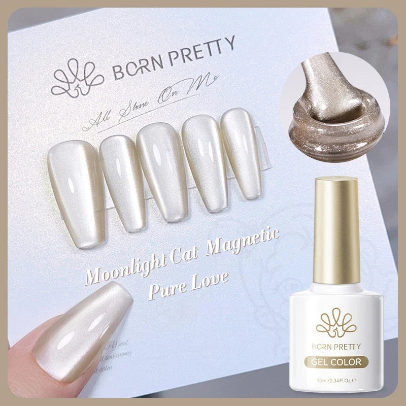 BORN PRETTY 117 Colors Cat Magnetic Gel Nail Polish 10ml Full Coverage Varnish Semi Permanent Super Gorgeous Nails Manicure Tri Light Beauty