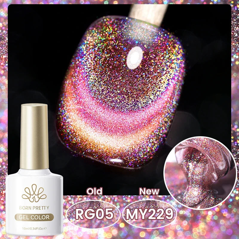 BORN PRETTY 117 Colors Cat Magnetic Gel Nail Polish 10ml Full Coverage Varnish Semi Permanent Super Gorgeous Nails Manicure Tri Light Beauty