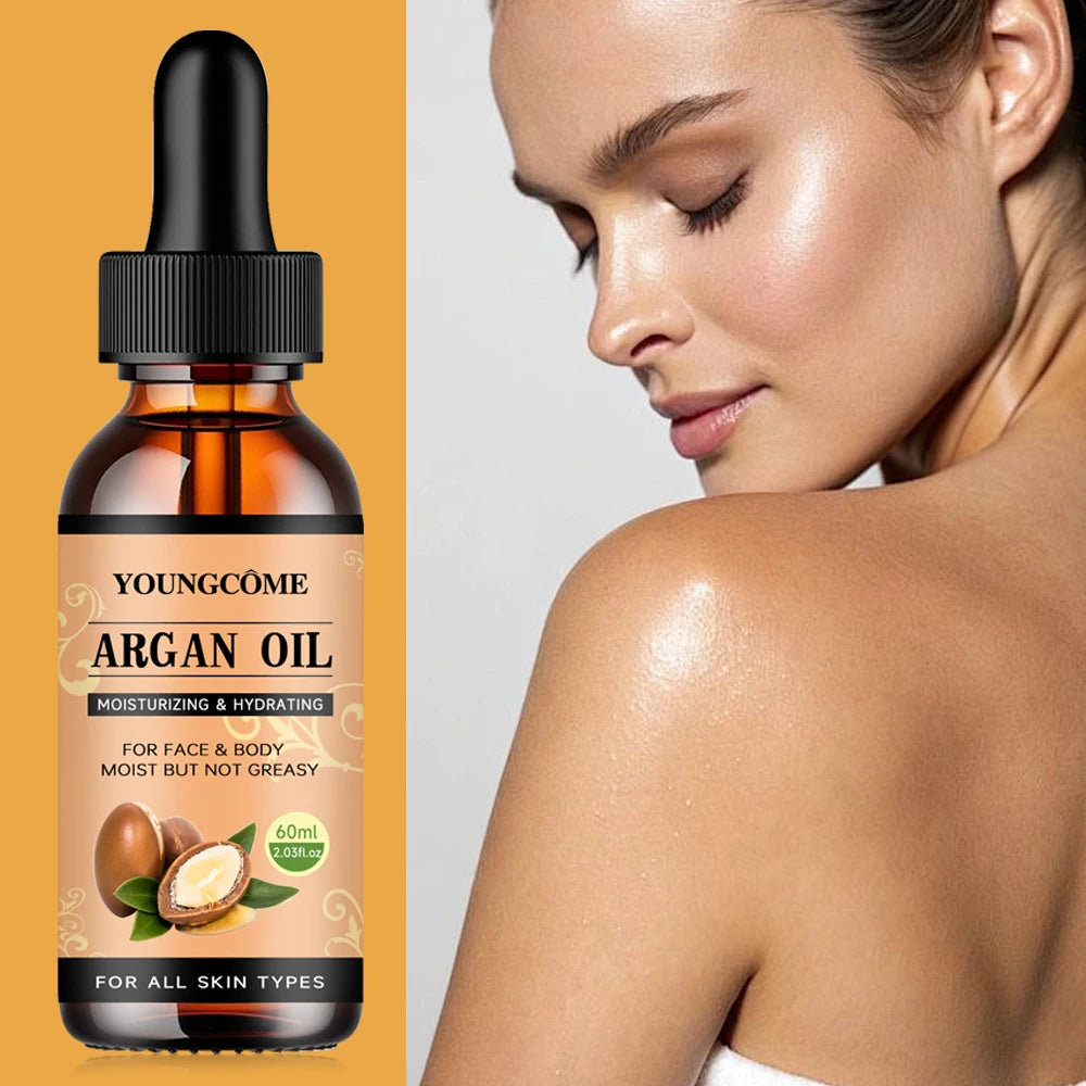 Moroccan Argan Oil Hair Serum Lightweight Hair Oil Mist For Split Ends, Frizzy Hair And Flyaways, Hair Oil Repair- Gloss Shine Pi-Mart