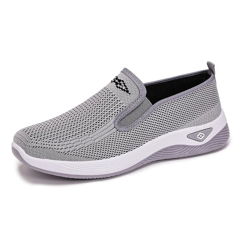 Women's Shoes Spring and Autumn New Mesh Breathable Casual Shoes Outdoor Lightweight Non-slip Wedge Heel Thick-soled Sneakers Pi-Mart