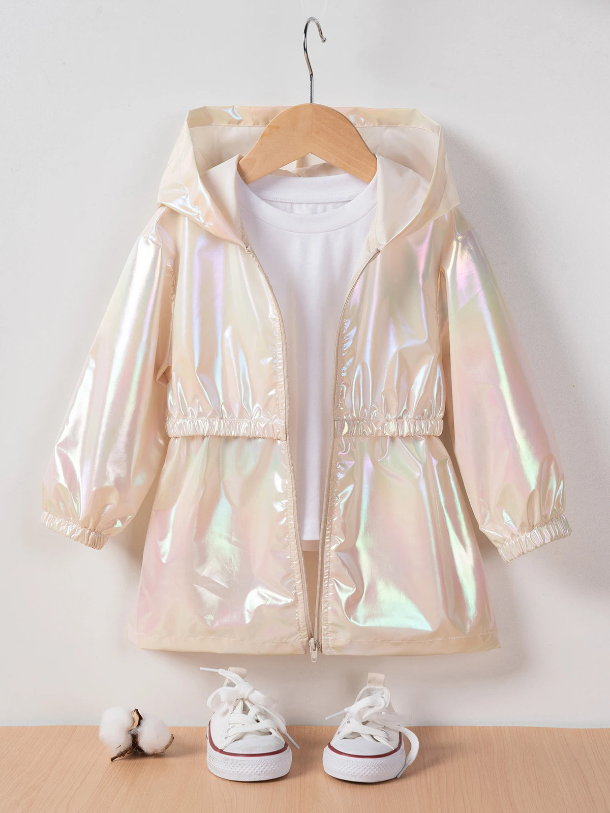 Girl's Spring and Autumn Children's Light and Thin Breathable Zipper Coat Jacket for Boys and Girls Fashion Thin Jacket Pi-Mart