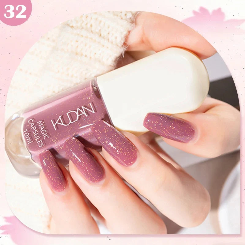 10ml Water-Based Peel Off Nail Polish 40 Colors Long Lasting Quick Drying No Need of Lamp to Cure Nail Supplies Manicure Nails Tri Light Beauty