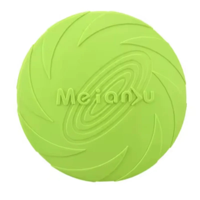 Pet Dog Flying Disk Toy Silicone Material Environmentally Friendly Anti-Chew Dog Puppy Interactive Training Pet Supplies E2 Pi-Mart