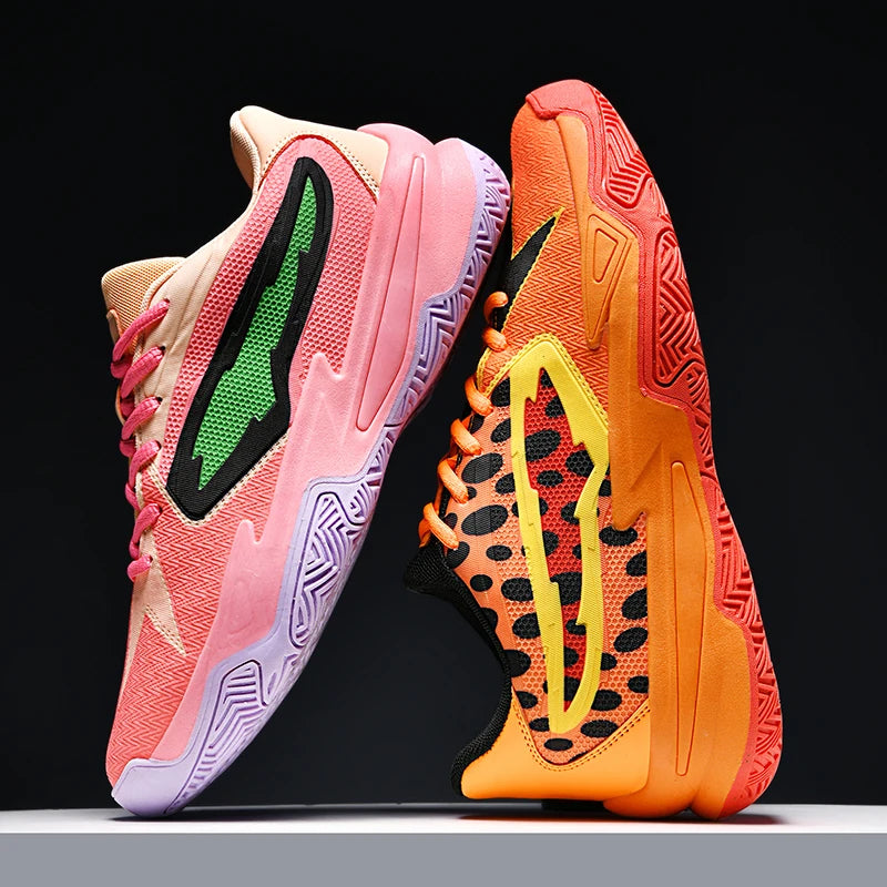 Men's Athletic Basketball Sneakers Breathable Cushioning Non-Slip Wearable Gym Training Running Shoes for Men And Women Pi-Mart