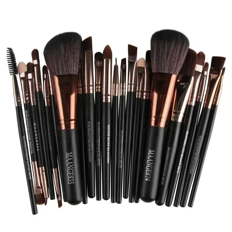 3/13/22pcs Professional Makeup Brushes Tools Set Make Up Brush Tools Kits for Eyeshadow Eyeliner Cosmetics Brushes Maquiagem Pi-Mart
