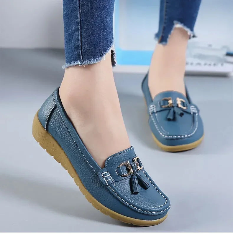 Women Shoes Slip On Loafers For Ballet Flats Women Moccasins Casual Sneakers Zapatos Mujer Flat Shoes For Women Casual Shoes Pi-Mart