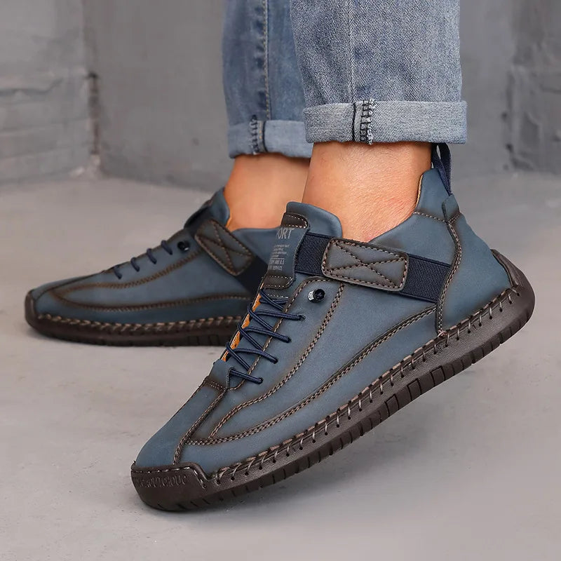 Boots Mid Top for Women British Style Retro Anti Slip Workwear Shoes Handmade Leather Loafers Casual Soft Soled Women Nude Boots LadyShow.Store