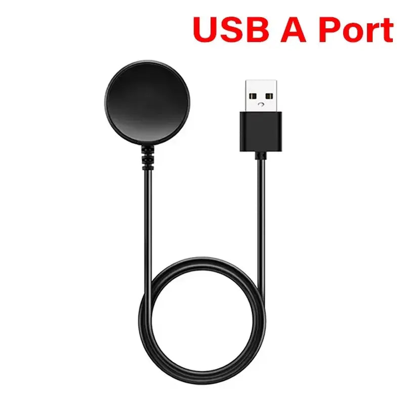 For Samsung Galaxy Watch 7/6/6 Classic/5/5 Pro/4/4 Classic Chargers USB-C Charger Smart Watch Accessories Replacement Charger LadyShow.Store