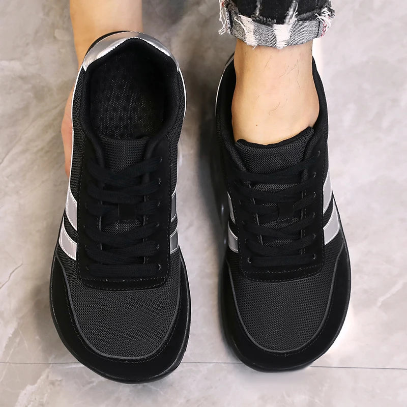 Wide Shoes Anti Slip Lightweight Breathable Running Shoes Minimalist Barefoot Cross Training Shoe Anti Slip Toe Walking Shoes Pi-Mart