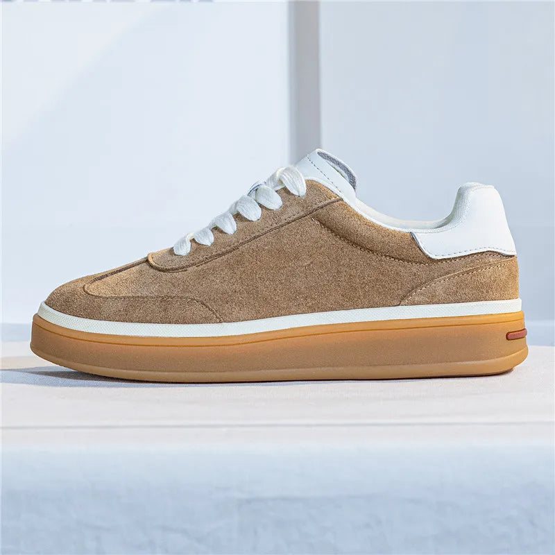 MORAZORA 2026 New Genuine Leather Shoes Women Sneakers Lace Up Spring Summer Fashion Platform Flats Ladies Casual Shoes Pi-Mart