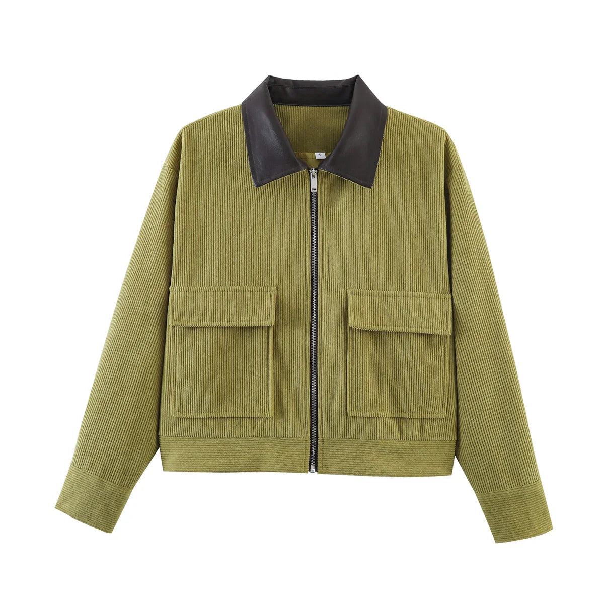 SLTNX Spring Pink Casual Jacket Women's Loose Fit Streetwear Front Zipper Pockets Lounge Wear Daily Outerwear LadyShow.Store