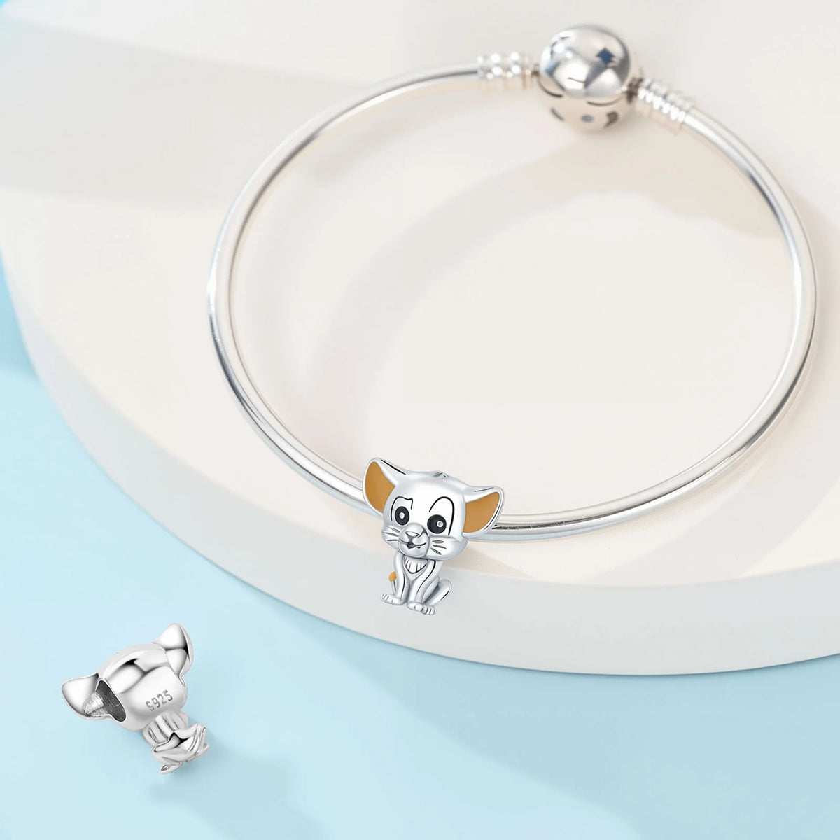 DSN 925 Silver King Of The Grasslands 2026 Charm Beads Pendant Fits Bracelet Necklace DIY Women Festival Party Jewelry Gifts Pi-Mart
