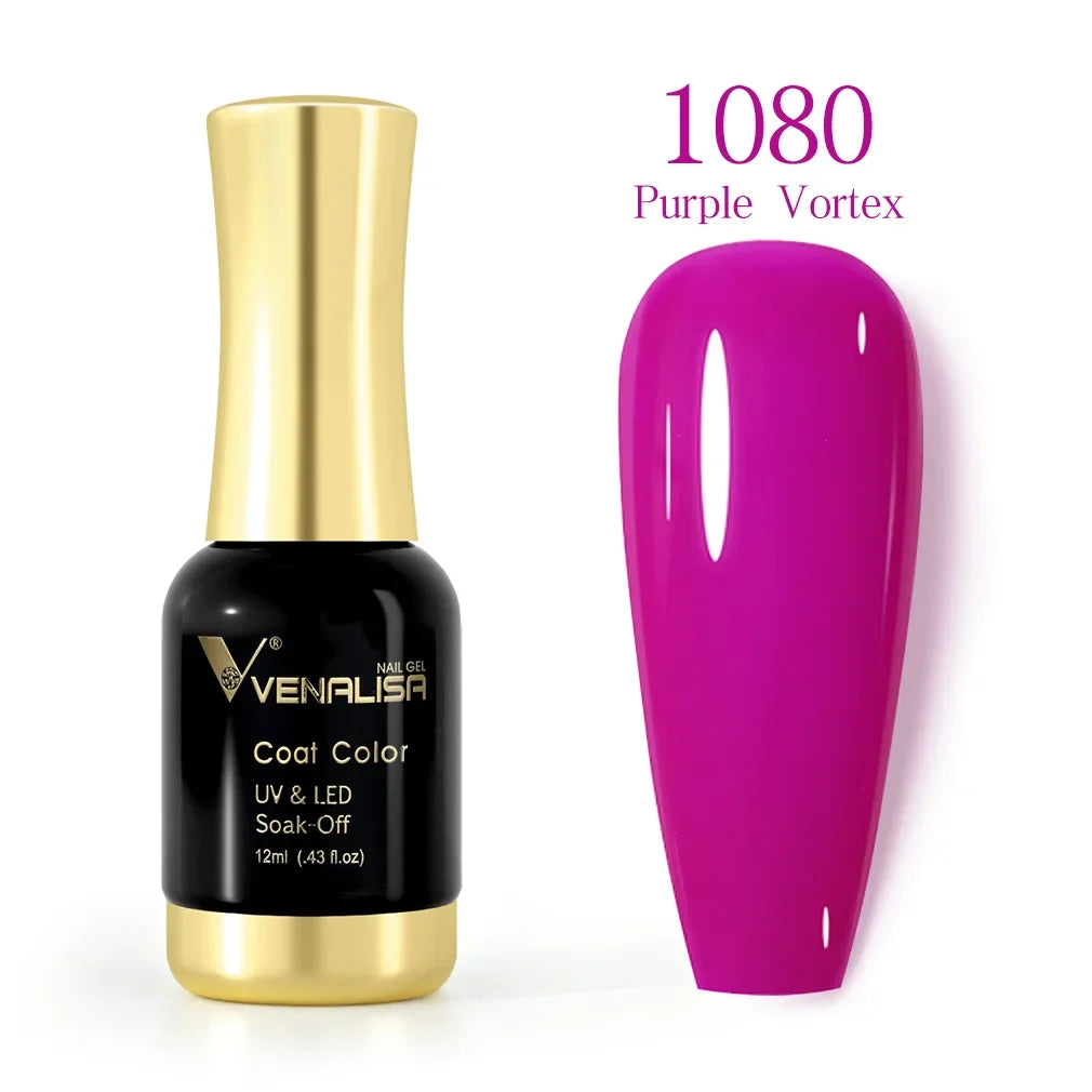 VENALISA Nail Gel Varnish TPO FREE Soak Off UV LED Organic Odorless Enamels Nail Art Colors 12ml 120Colors UV Gel Nail Polish Tri Light Beauty