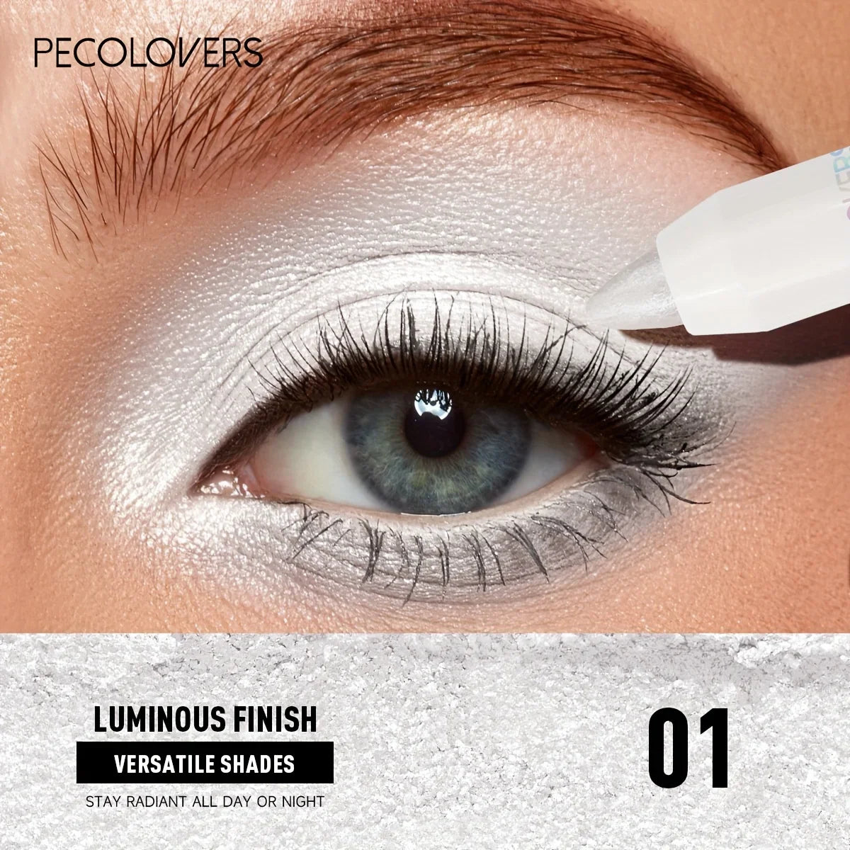 1PC Waterproof Eyeshadow Sticks Long Lasting High Pigmented Shimmer Glitter And Matte Neutral Brown Eyeshadow Pencil Crayon LadyShow.Store