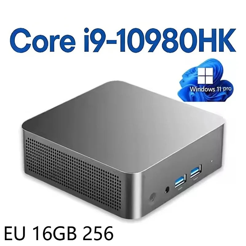 Windows 11 Pro Mini PC Intel Core i9 10980HK 16GB RAM 1TB/2TB SSD WIFI6 BT5.2 4K HD Study Gaming Office 3 Year Warranty Pi-Mart