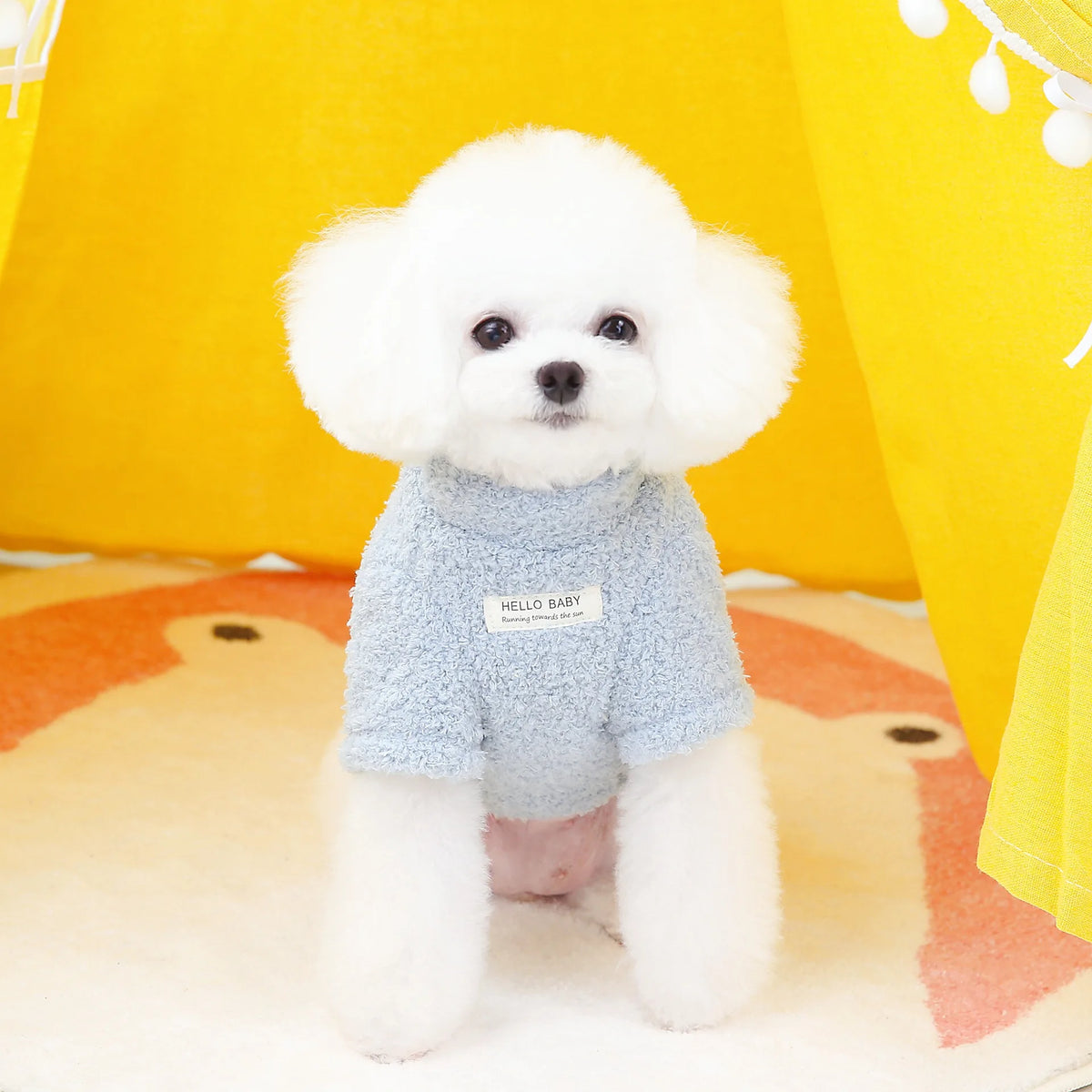 Winter Dog Sweater Warm Plush Dog Clothes for Small Medium Dogs Cats Soft Puppy Coat Jacket Chihuahua Teddy Costums Dog Supplies Pi-Mart