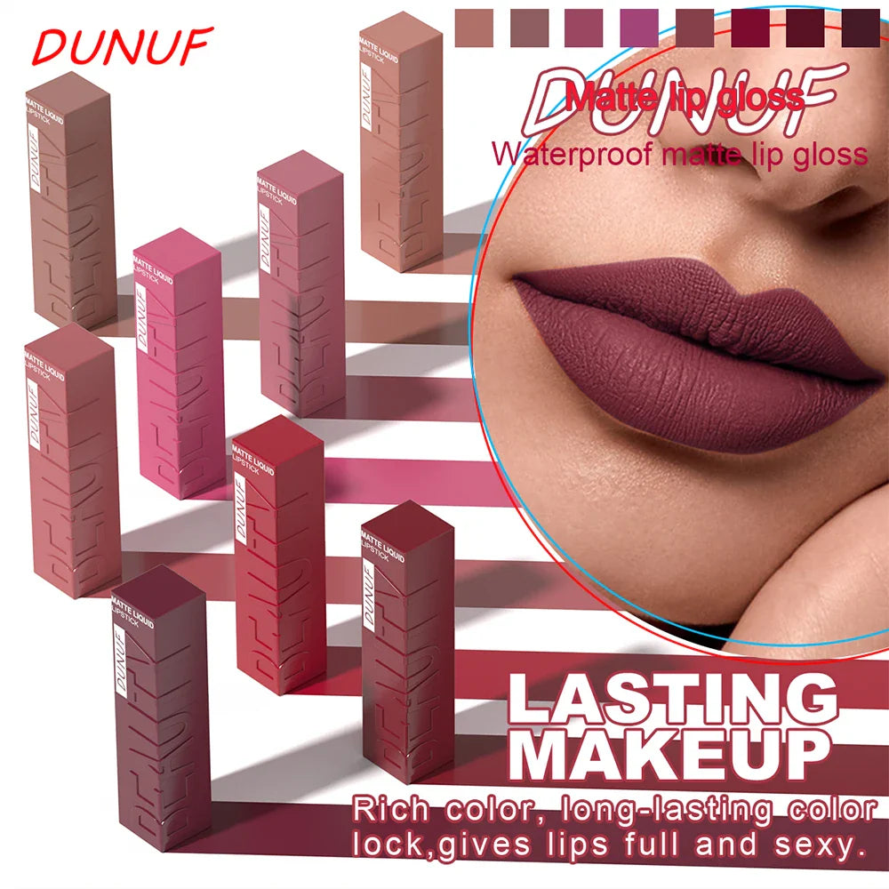 Lip Gloss Lipstick Easy To Color Waterproof Easy-color Sweat-proof Non-stick To Cups, Y2K Fancy Fashion Suitable For Christmas LadyShow.Store