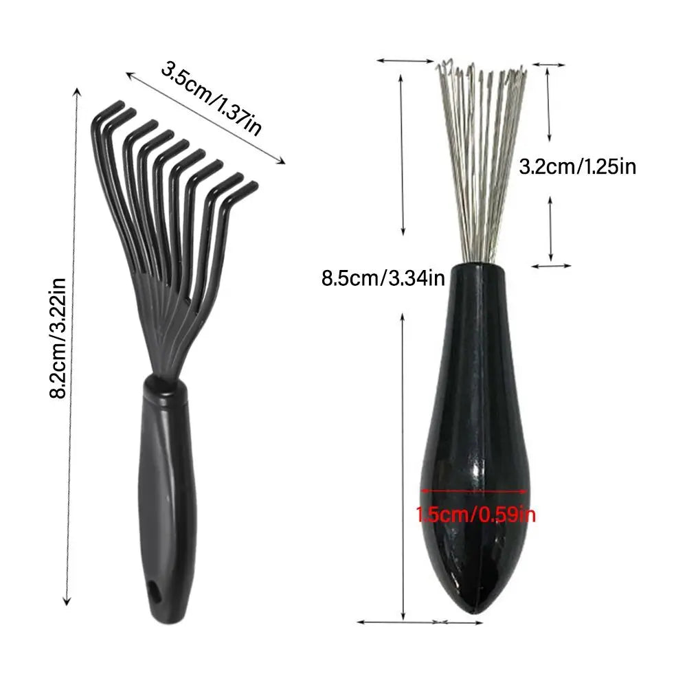 1PC Comb Hair Brush Cleaner Plastic Handle Cleaning Brush Remover Embedded Beauty Tools Cleaning Products Cleaning Supplies Pi-Mart