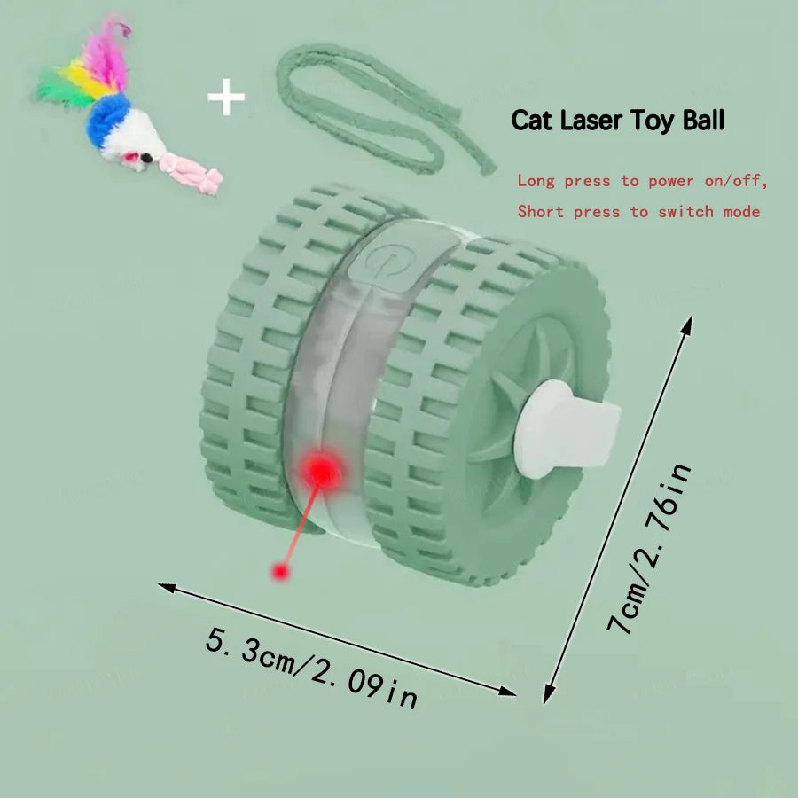 Intelligent Dog Toy Ball Electronic Interactive Cat Toy Usb Automatic Moving Bouncing Ball For Large Medium Dog Holiday Pet Gift Pi-Mart