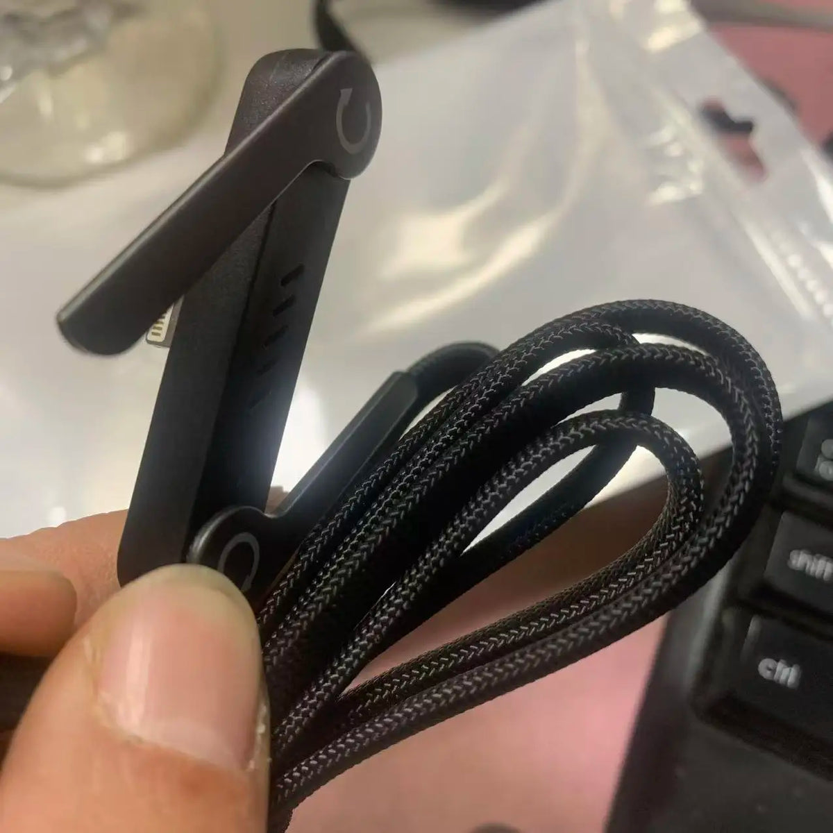USB Type C Flat Phone Charger Fast Charging Cable C Kick Cable Stand Invisible Support Foldable Holder Charge Bracket For iPhone Pi-Mart