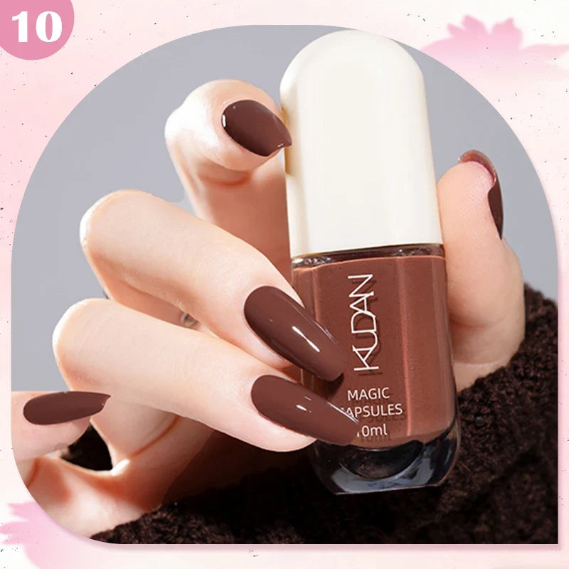10ml Water-Based Peel Off Nail Polish 40 Colors Long Lasting Quick Drying No Need of Lamp to Cure Nail Supplies Manicure Nails Tri Light Beauty