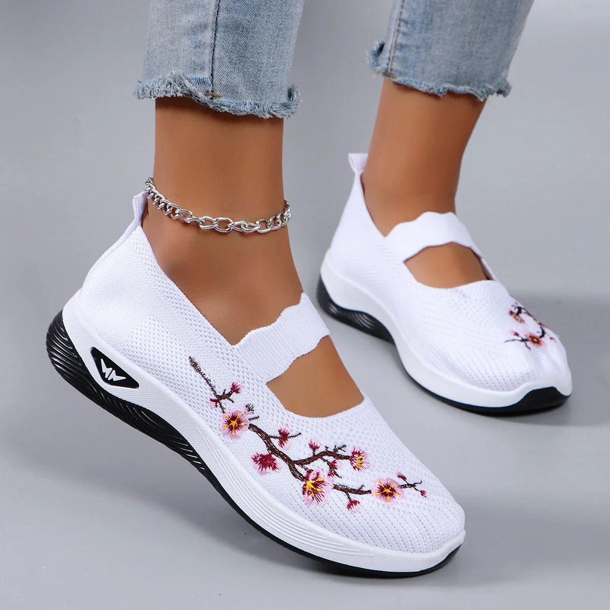 Women's summer breathable mesh flat shoes women's shoes casual sports shoes, clearance free shipping LadyShow.Store