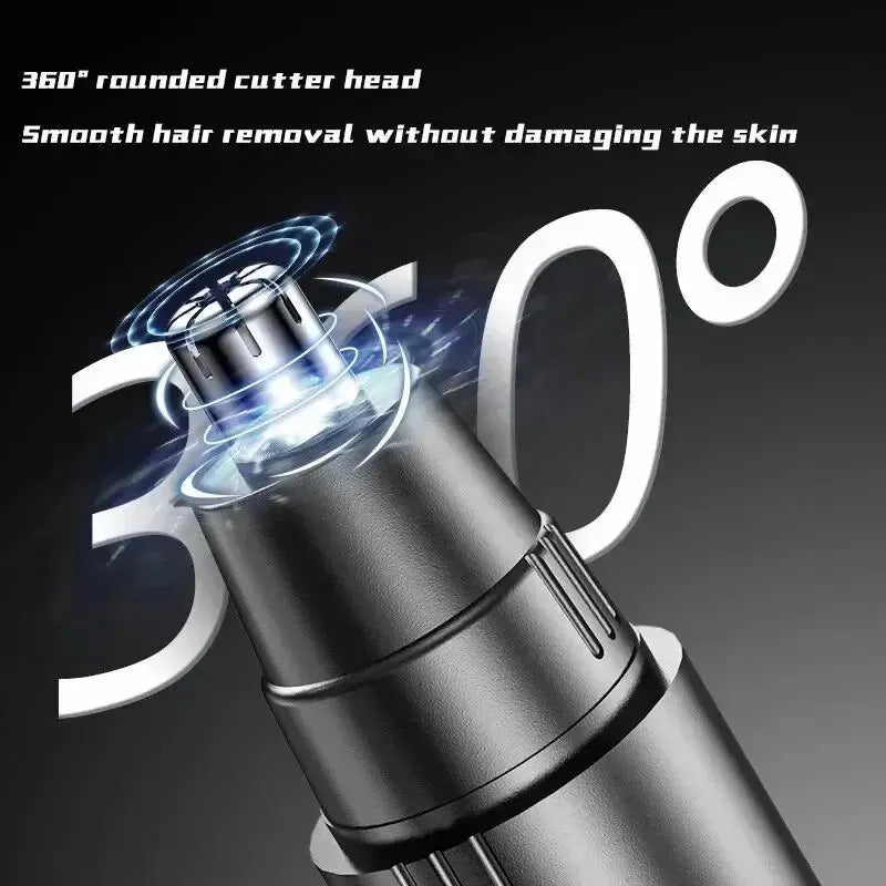 Electric Nose Hair Trimmer Safe Not To Hurt The Nose Not Stuck Hair Multifunctional Shaving Nose Hair Electric Eyebrow Trimmer Pi-Mart