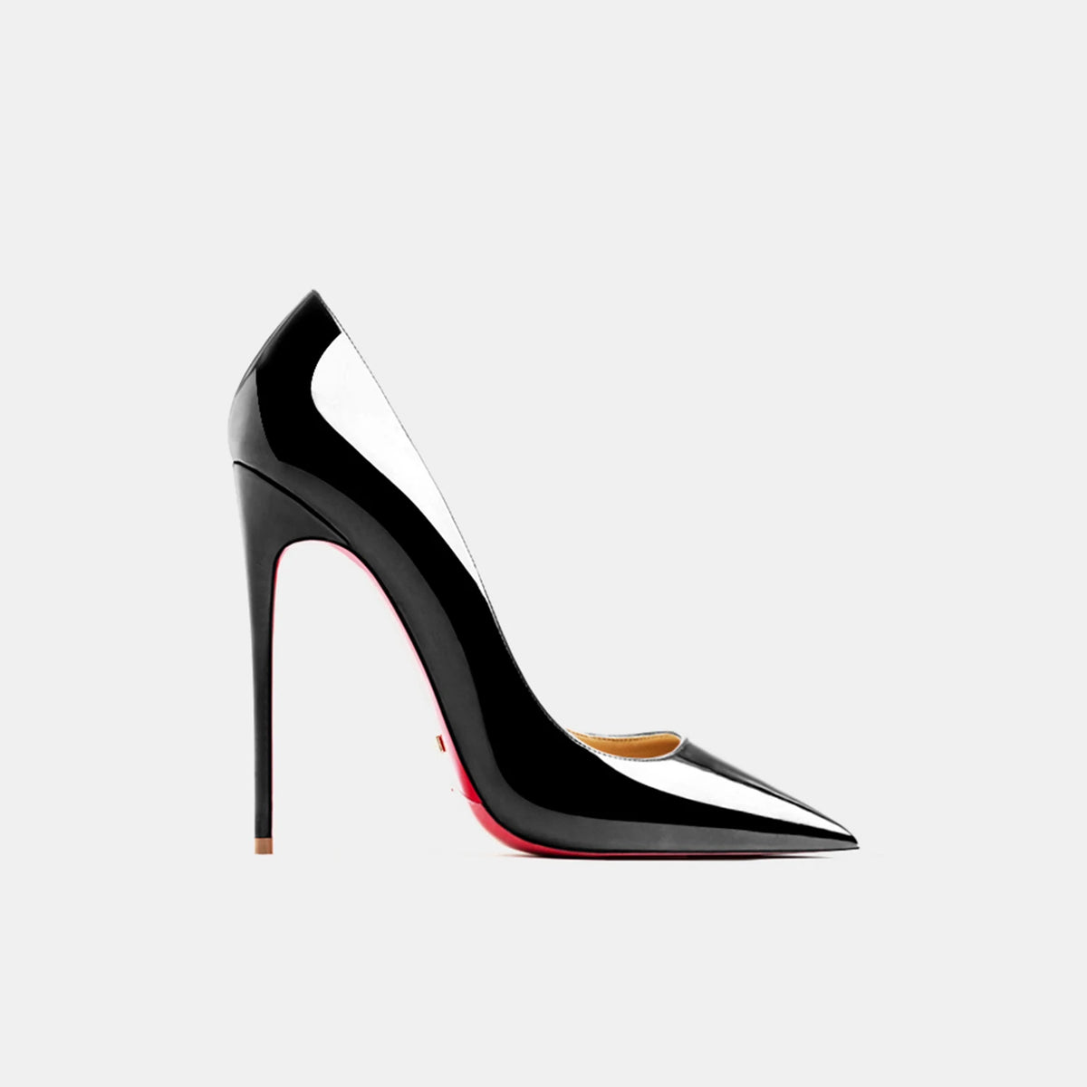 Women heels 2026 leather Heels for women Luxury Brand Pumps Red sole Pointed Toe High Heels Elegant Stiletto Ladies Prom Shoes Pi-Mart