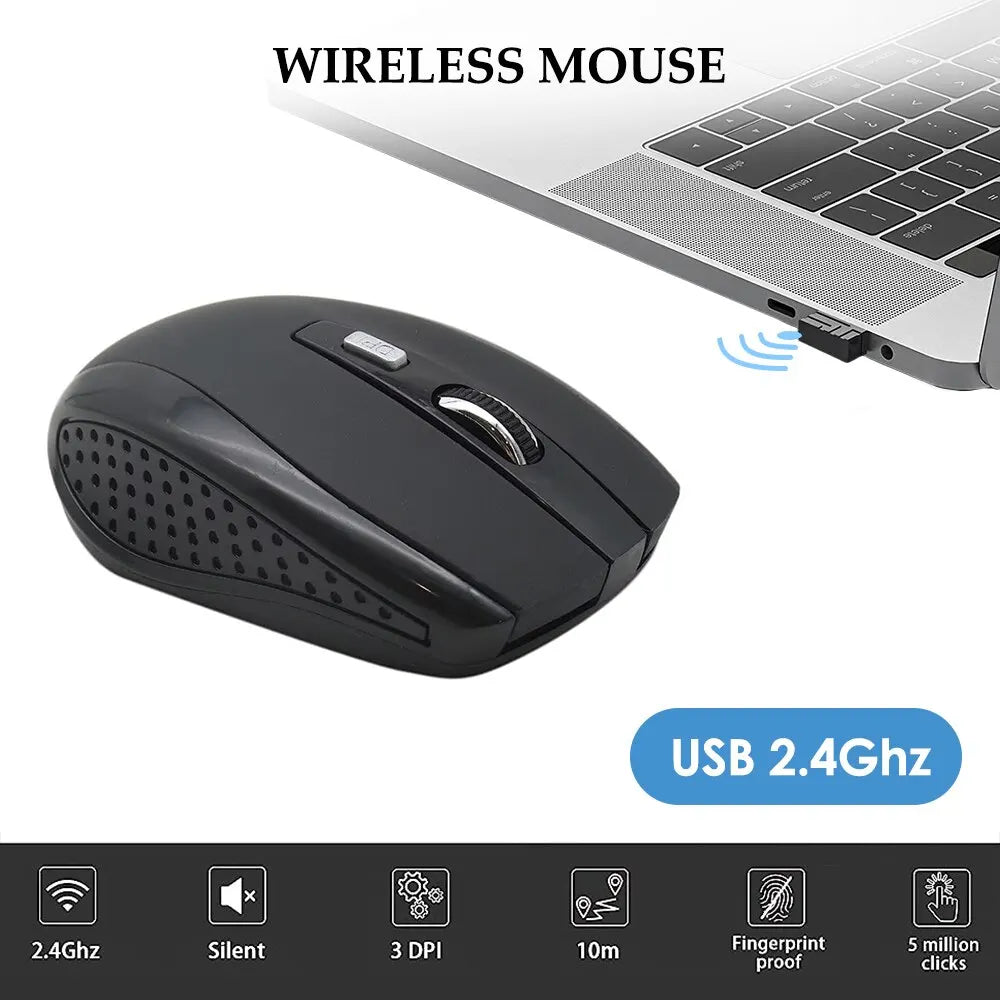 2.4Ghz Wireless Adjustable DPI Mouse