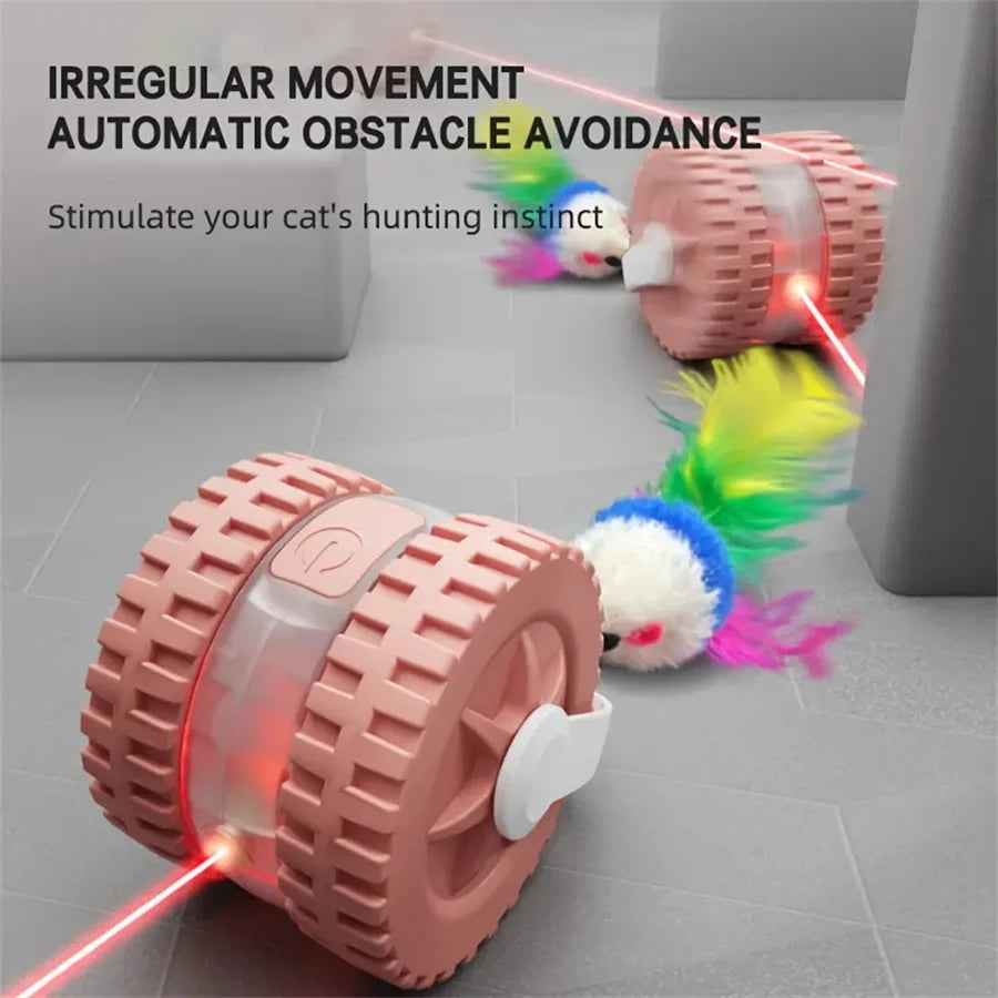 Intelligent Dog Toy Ball Electronic Interactive Cat Toy Usb Automatic Moving Bouncing Ball For Large Medium Dog Holiday Pet Gift Pi-Mart