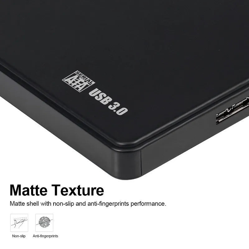 USB 3.0 HDD Enclosure 2.5" SATA HDD SSD External Hard Drive Case 5Gbps High Speed External Hard Drive Disk Box for PC Laptop PS5 Pi-Mart