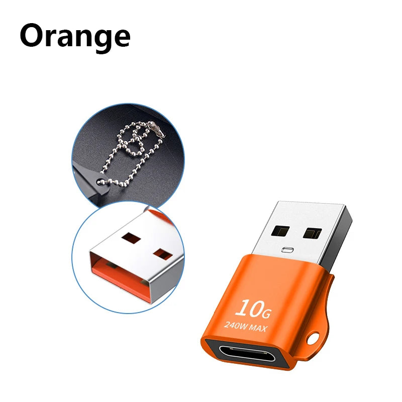 USB C 3.0 Adapter Type C To USB 2.0 Adapter for Mobil Phone Male To Female USB C Converter USB Type-C Converter for PC Laptops Pi-Mart