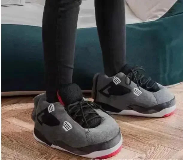 Winter Cotton Plush Shoes Women Warm Cute Indoor Home Slides Unisex One Size Sneakers Man Fashion Soft Floor Slippers  36-45 Pi-Mart