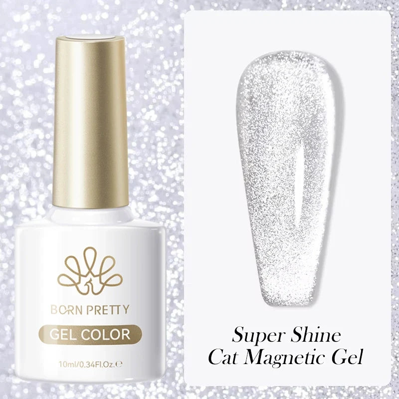 BORN PRETTY 117 Colors Cat Magnetic Gel Nail Polish 10ml Full Coverage Varnish Semi Permanent Super Gorgeous Nails Manicure Tri Light Beauty
